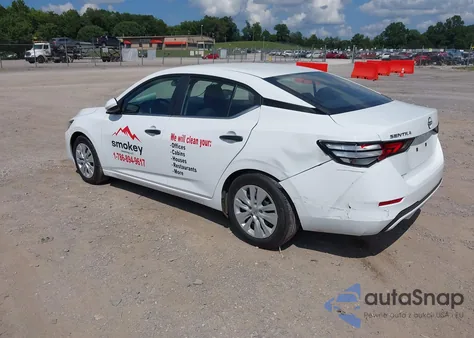 2025 Nissan Sentra S из США, поврежденный, VIN 3N1AB8BV8SY237031